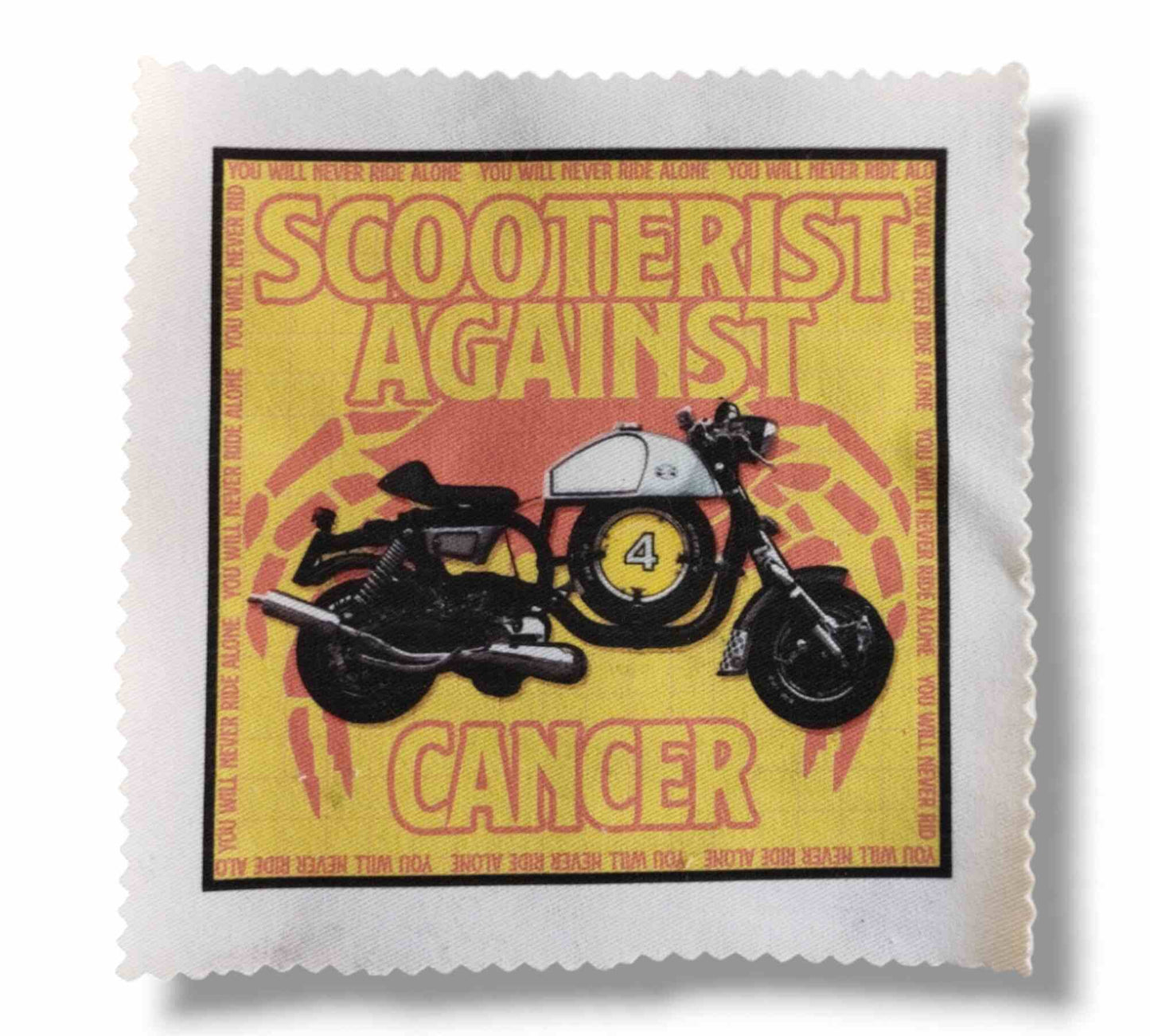 Parche de tela - Scooterist Against Cancer