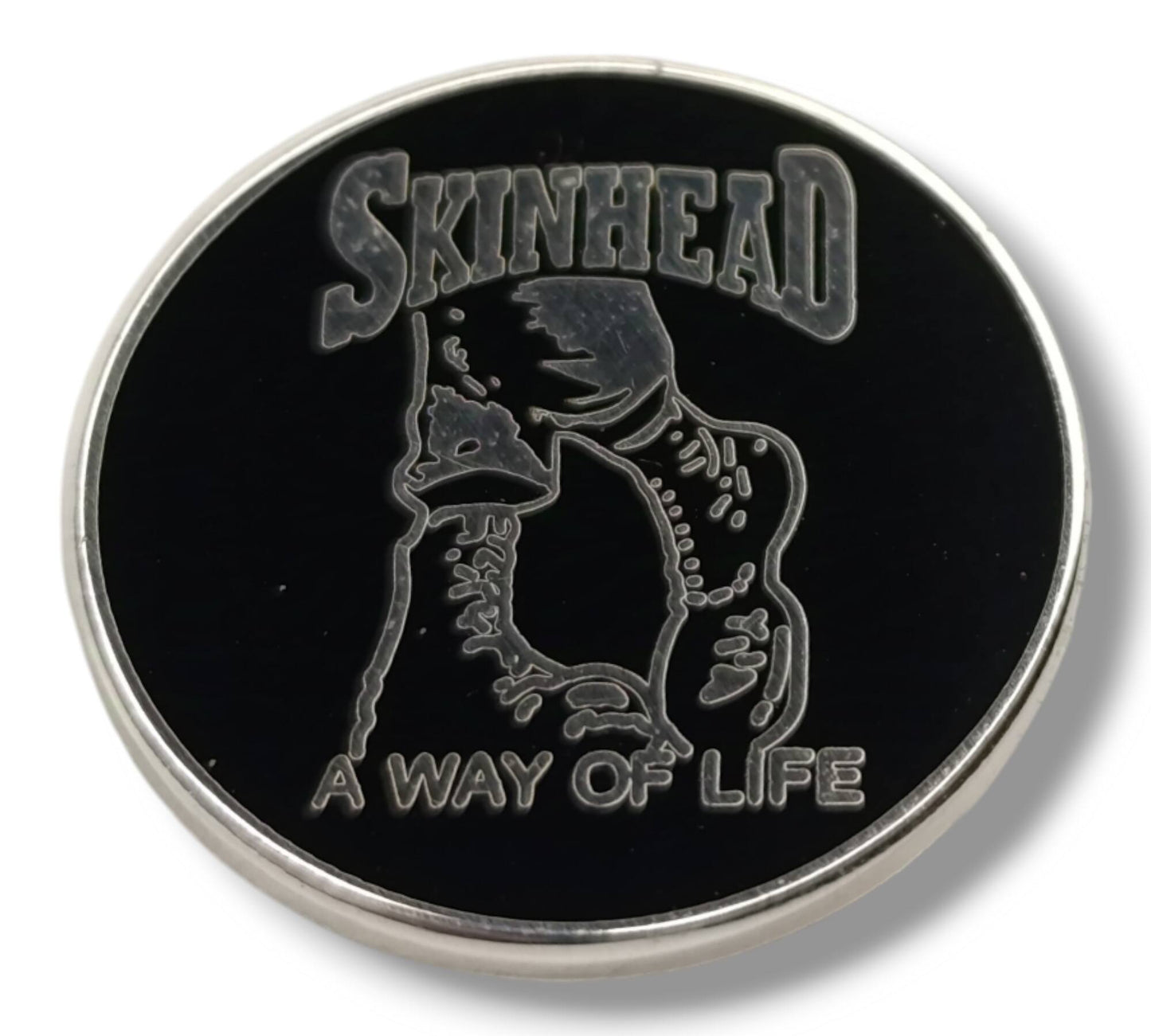 Pin metálico - Skinhead a way of life