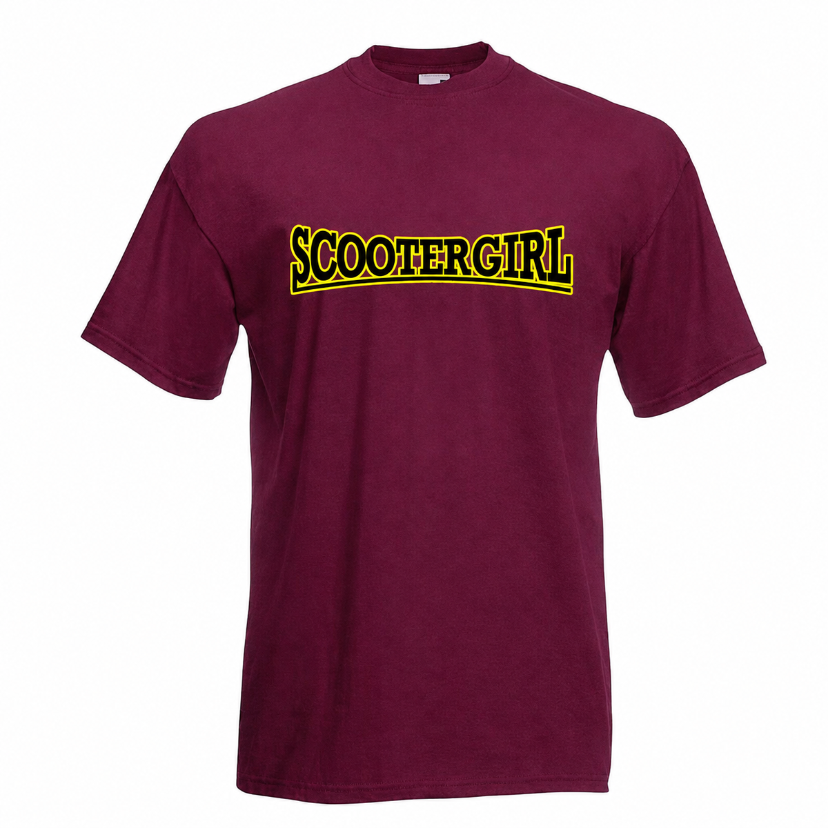 Camiseta - Scootergirl (Burgundy)