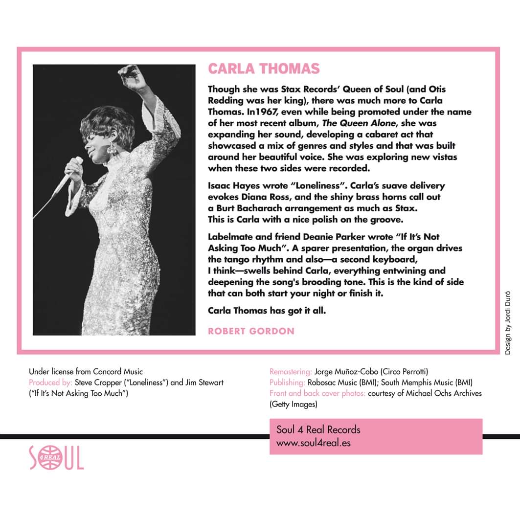Single 7" - CARLA THOMAS