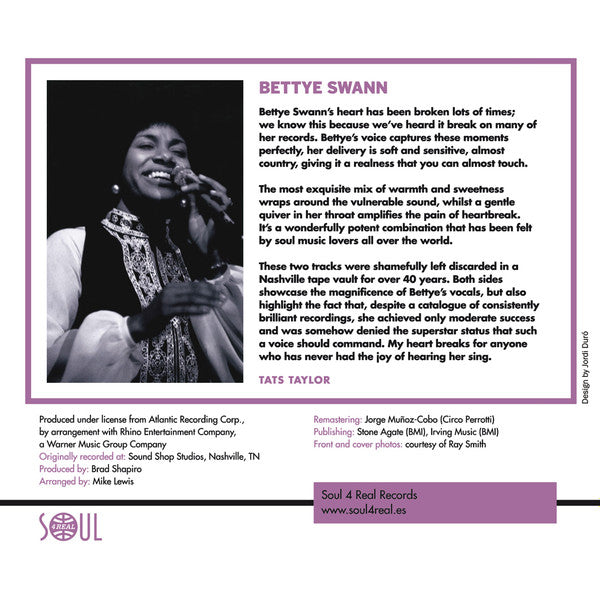 Single 7" - BETTYE SWANN