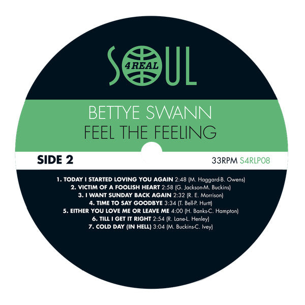 Vinilo LP - BETTYE SWANN – FEEL THE FEELING