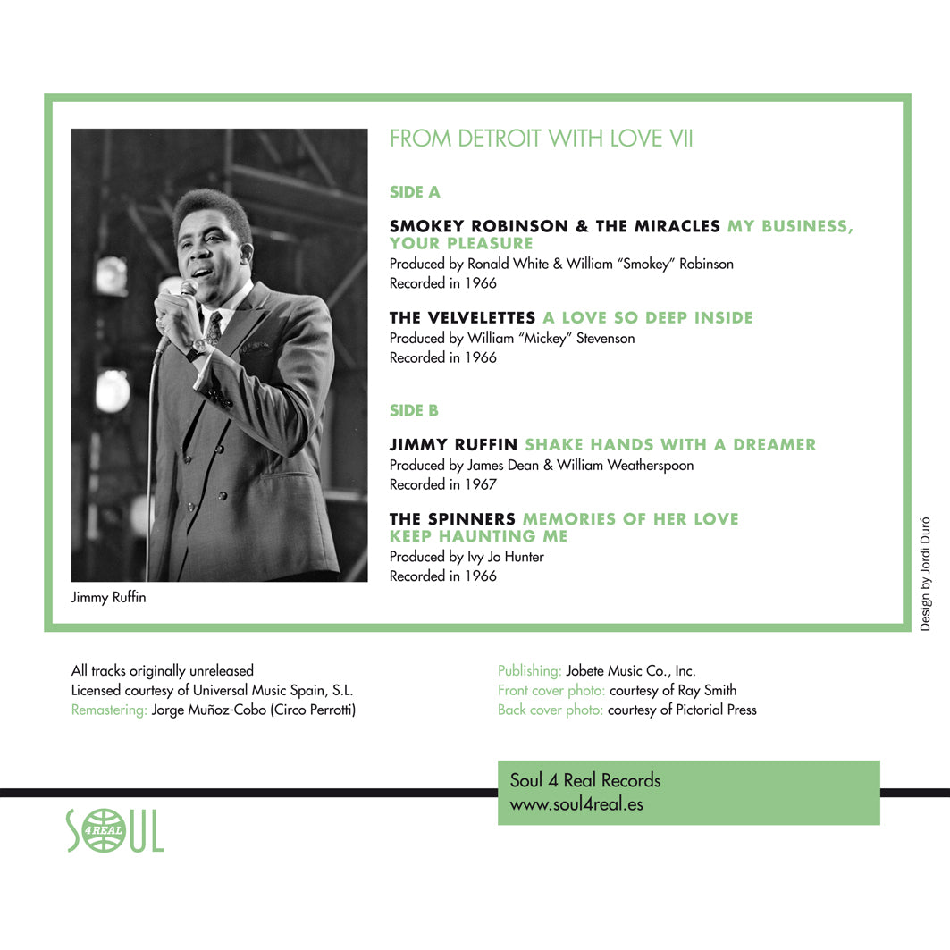 Single 7" - VARIOUS ARTISTS – FROM DETROIT WITH LOVE VII