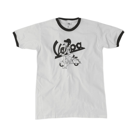 Camiseta Ringer - Vespa Girl