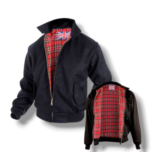 Chaqueta estilo Harrington Negra