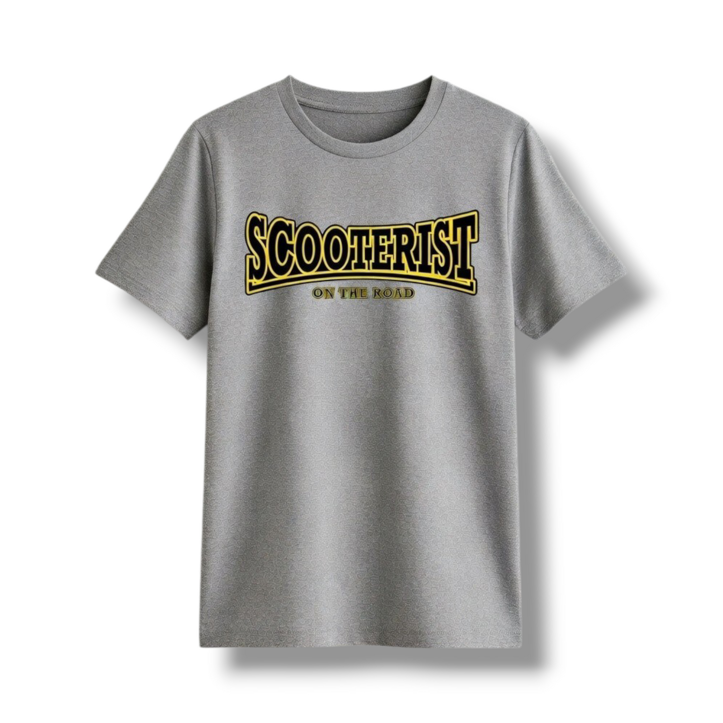 Camiseta - Scooterist gris Jaspeado
